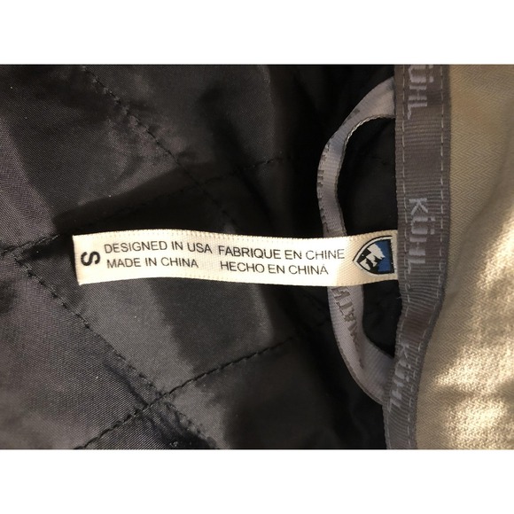 Kuhl Jacket Womens Small Tan Hooded Utility Field Coat Cotton Nylon Outdoor - Picture 9 of 14